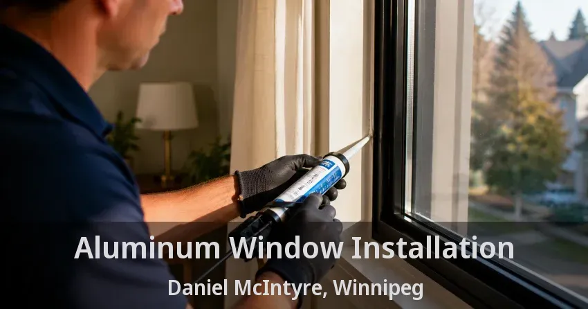 Aluminum Window Installation Daniel McIntyre, Winnipeg - MB