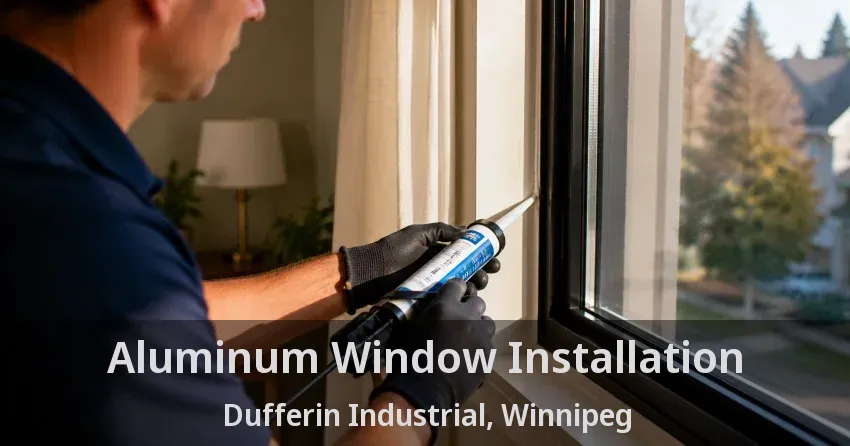 Aluminum Window Installation Dufferin Industrial, Winnipeg - MB
