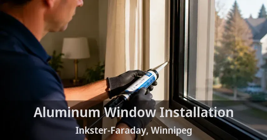Aluminum Window Installation Inkster-Faraday, Winnipeg - MB