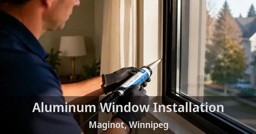 Aluminum Window Installation Maginot, Winnipeg - MB