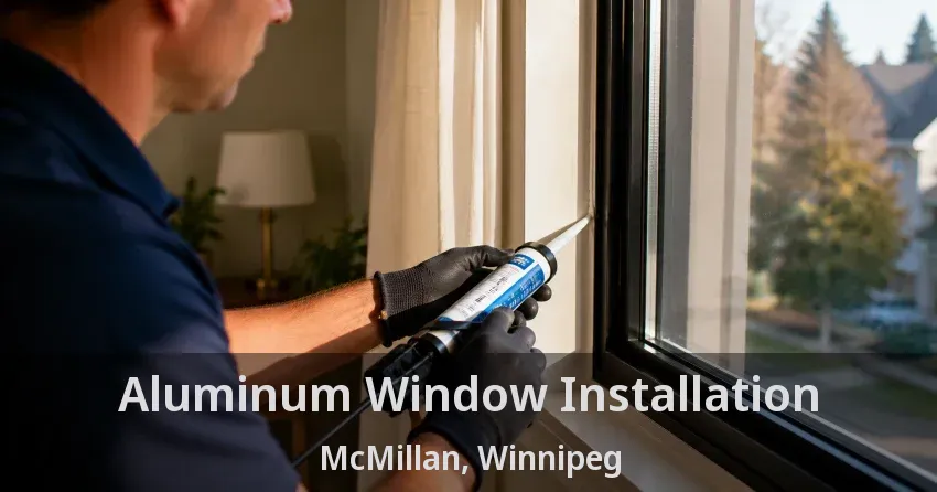 Aluminum Window Installation McMillan, Winnipeg - MB