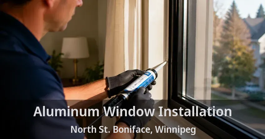 Aluminum Window Installation North St. Boniface, Winnipeg - MB