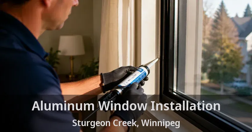 Aluminum Window Installation Sturgeon Creek, Winnipeg - MB