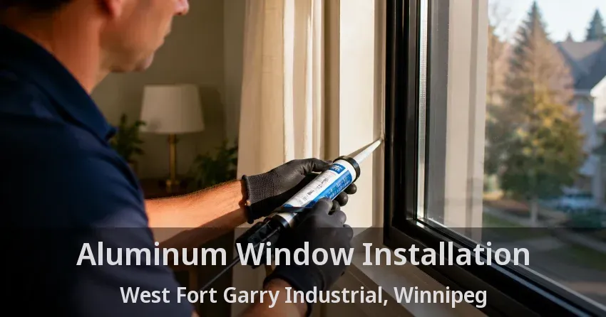 Aluminum Window Installation West Fort Garry Industrial, Winnipeg - MB