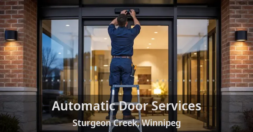 Automatic Door Services Sturgeon Creek, Winnipeg - MB