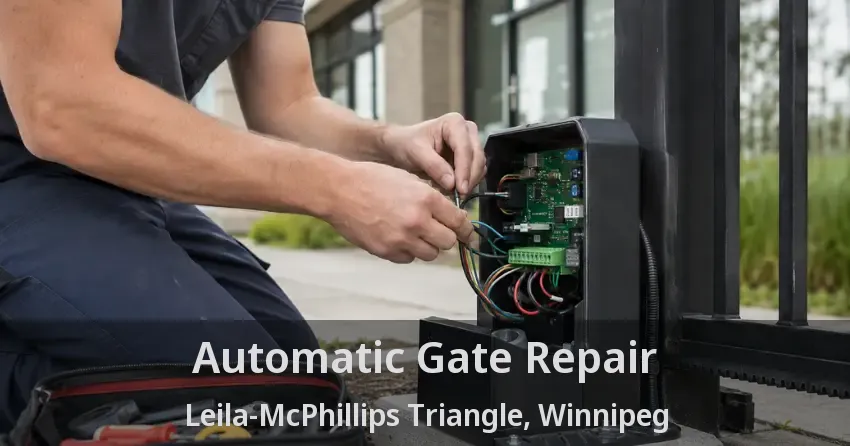 Automatic Gate Repair Leila-McPhillips Triangle, Winnipeg - MB