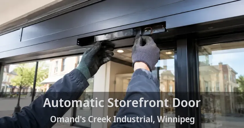 Automatic Storefront Door Omand's Creek Industrial, Winnipeg - MB