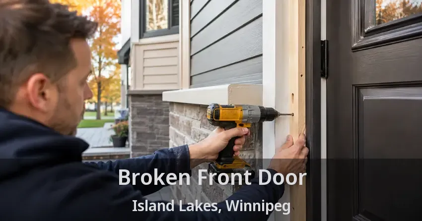 Broken Front Door Island Lakes, Winnipeg - MB
