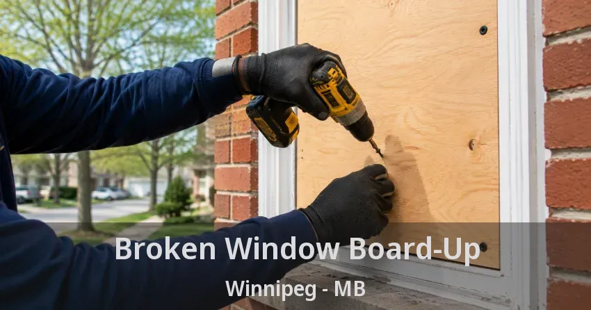 Broken Window Board-Up Winnipeg - MB