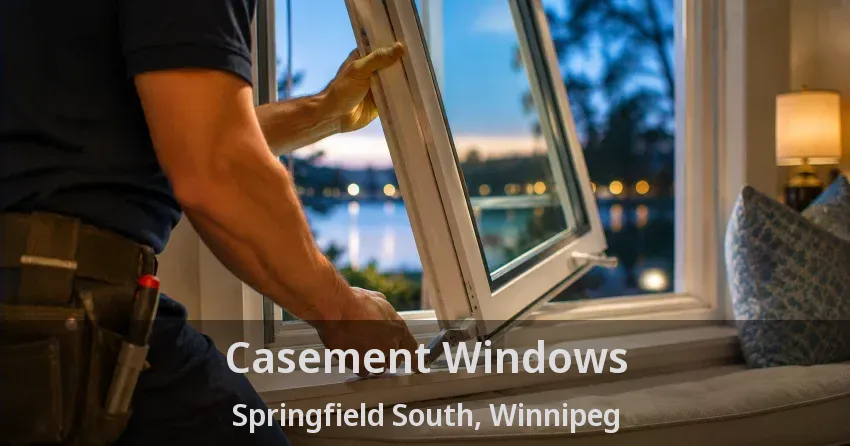 Casement Windows Springfield South, Winnipeg - MB