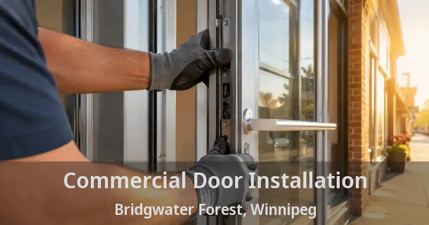 Commercial Door Installation Bridgwater Forest, Winnipeg - MB