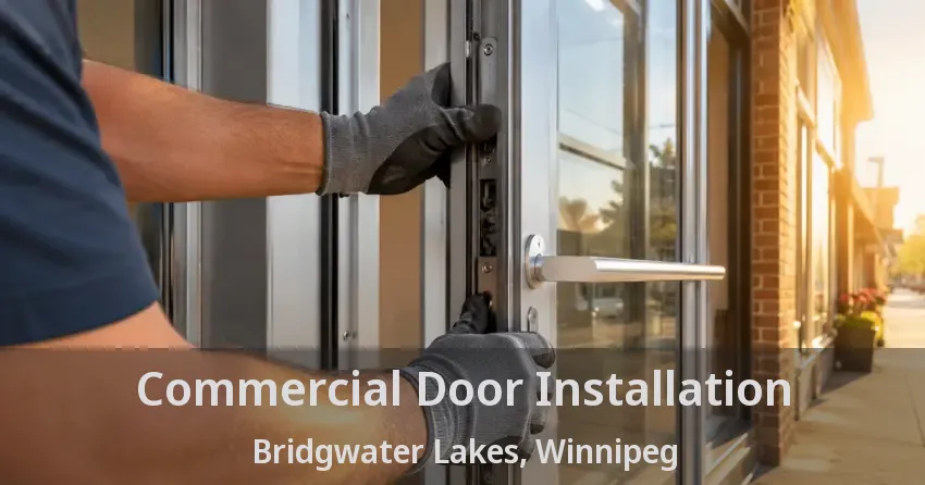 Commercial Door Installation Bridgwater Lakes, Winnipeg - MB
