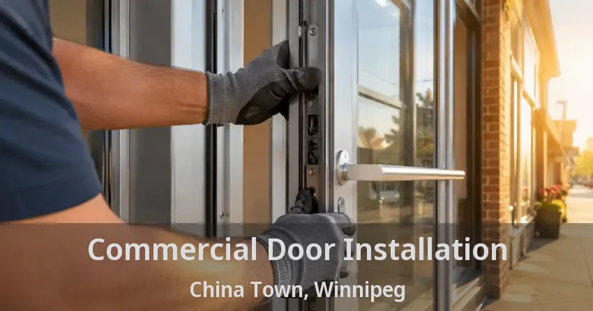 Commercial Door Installation China Town, Winnipeg - MB