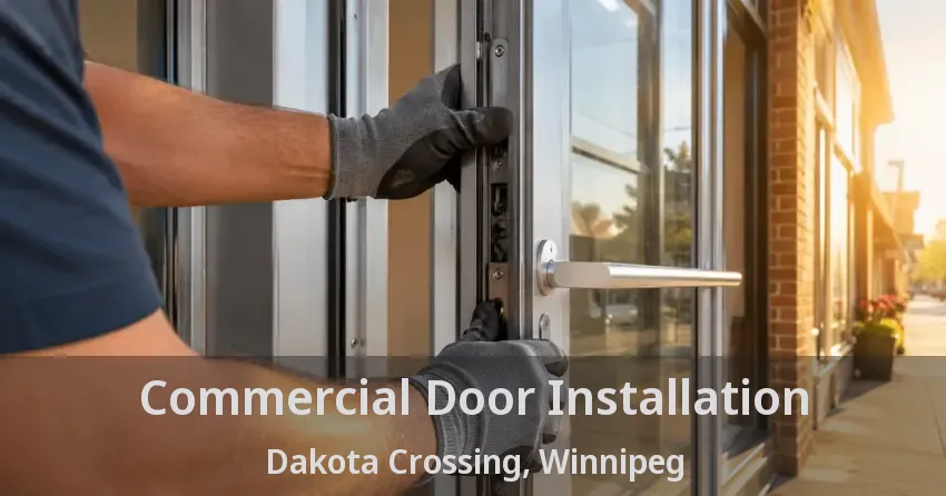 Commercial Door Installation Dakota Crossing, Winnipeg - MB