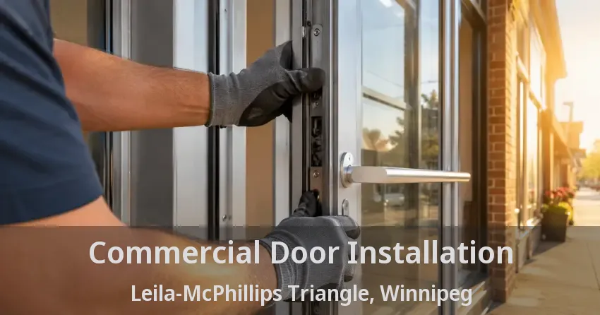 Commercial Door Installation Leila-McPhillips Triangle, Winnipeg - MB