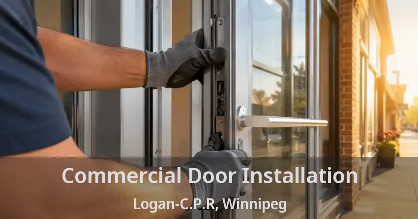 Commercial Door Installation Logan-C.P.R, Winnipeg - MB