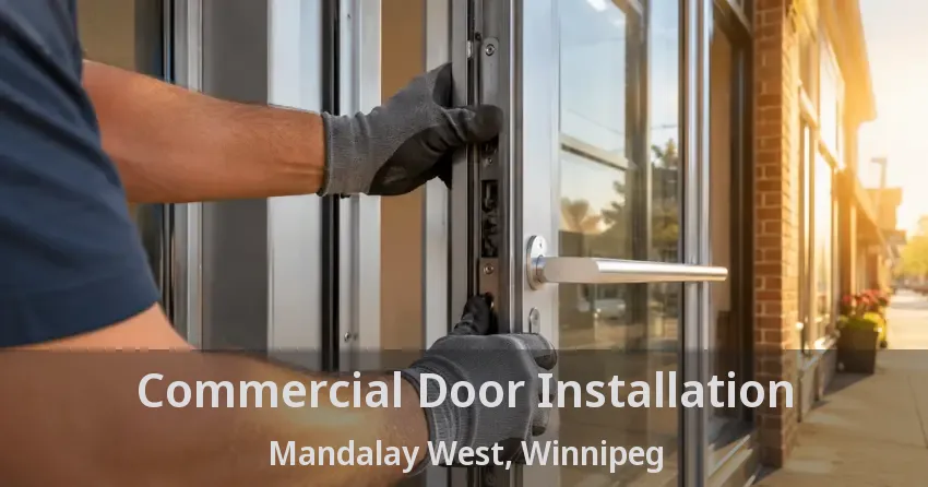 Commercial Door Installation Mandalay West, Winnipeg - MB