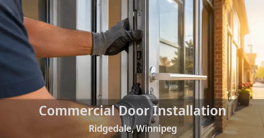Commercial Door Installation Ridgedale, Winnipeg - MB