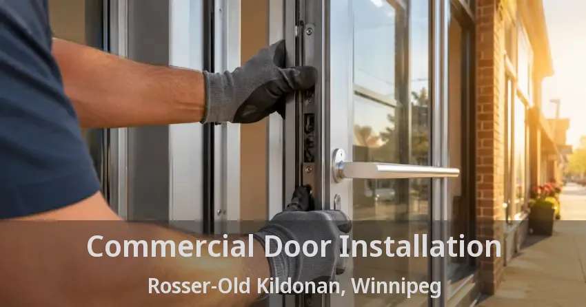 Commercial Door Installation Rosser-Old Kildonan, Winnipeg - MB
