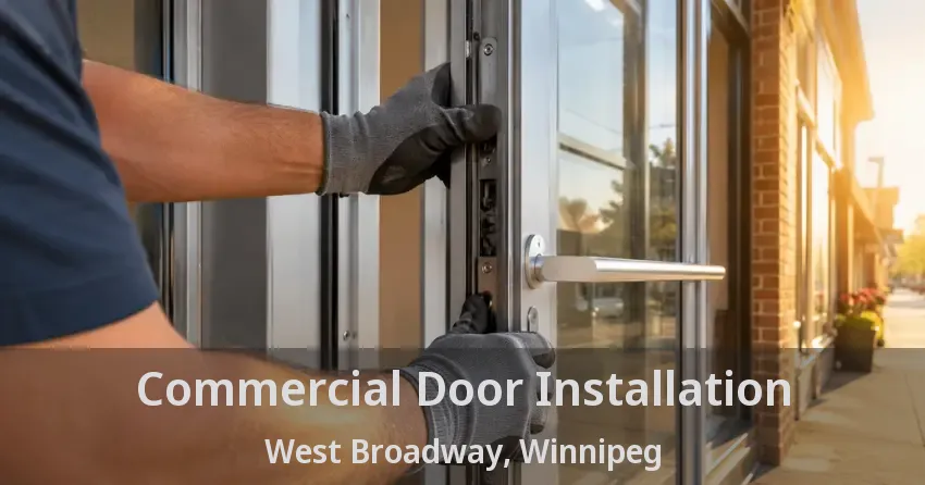 Commercial Door Installation West Broadway, Winnipeg - MB