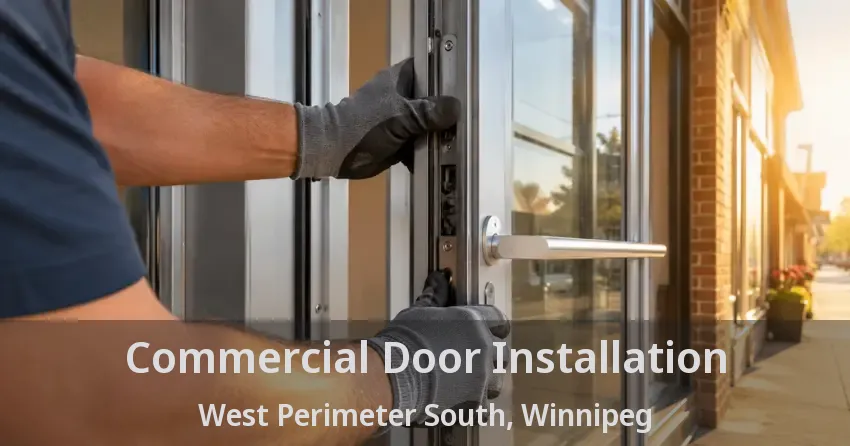 Commercial Door Installation West Perimeter South, Winnipeg - MB