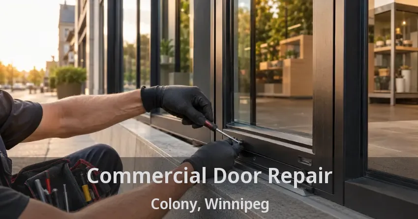 Commercial Door Repair Colony, Winnipeg - MB