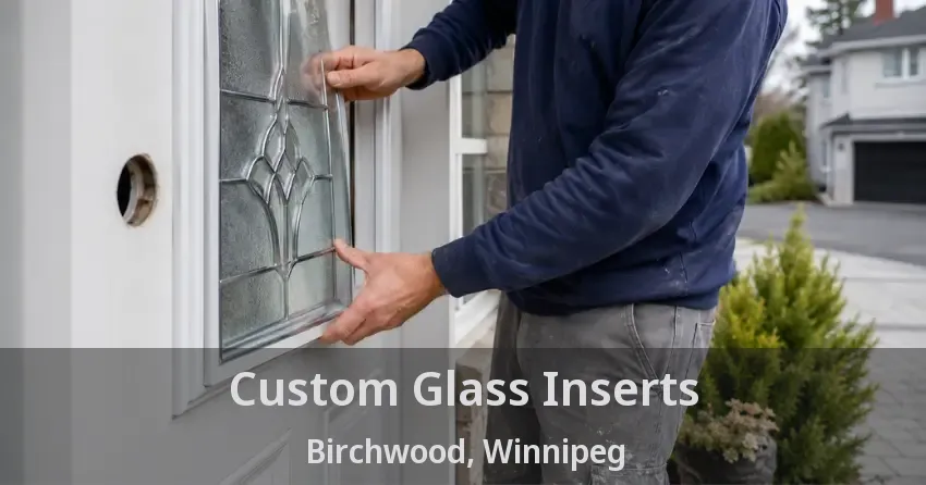 Custom Glass Inserts Birchwood, Winnipeg - MB