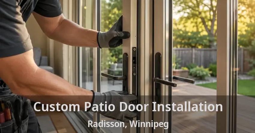 Custom Patio Door Installation Radisson, Winnipeg - MB