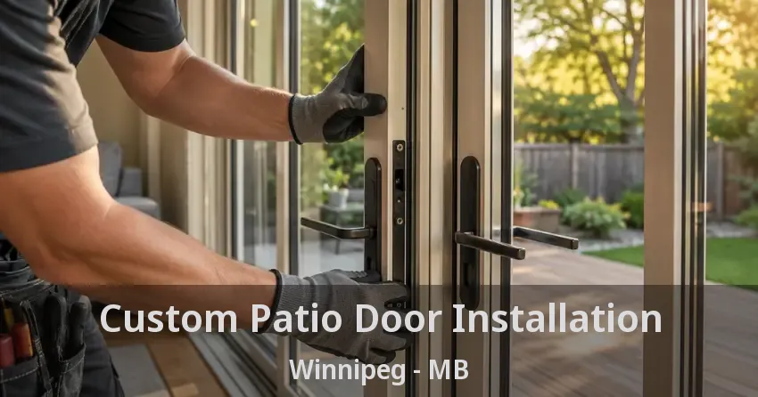 Custom Patio Door Installation Winnipeg - MB