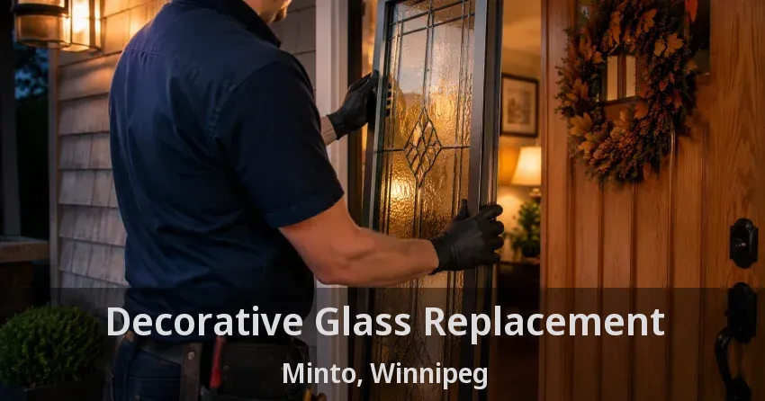 Decorative Glass Replacement Minto, Winnipeg - MB