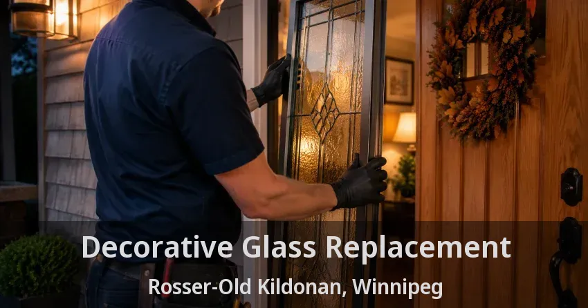 Decorative Glass Replacement Rosser-Old Kildonan, Winnipeg - MB