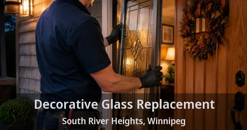 Decorative Glass Replacement South River Heights, Winnipeg - MB