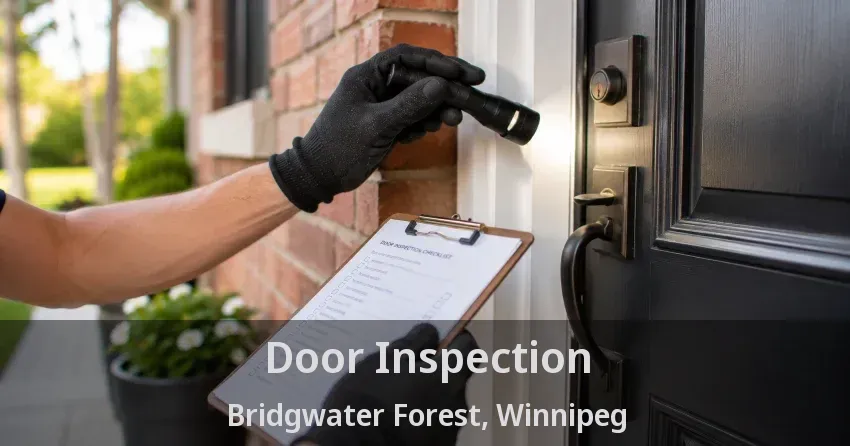 Door Inspection Bridgwater Forest, Winnipeg - MB