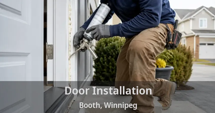 Door Installation Booth, Winnipeg - MB