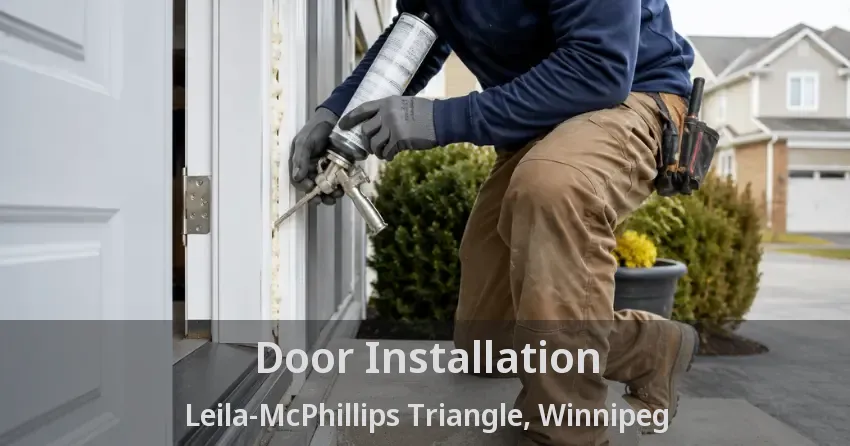 Door Installation Leila-McPhillips Triangle, Winnipeg - MB