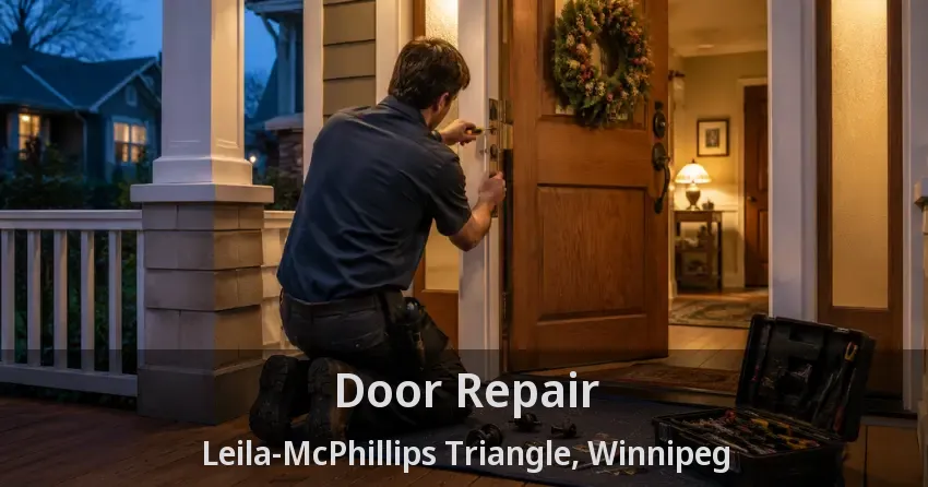 Door Repair Leila-McPhillips Triangle, Winnipeg - MB