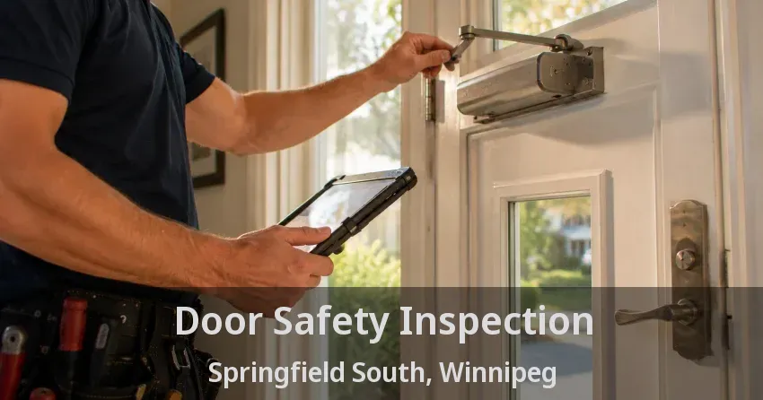 Door Safety Inspection Springfield South, Winnipeg - MB