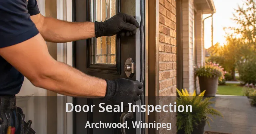 Door Seal Inspection Archwood, Winnipeg - MB