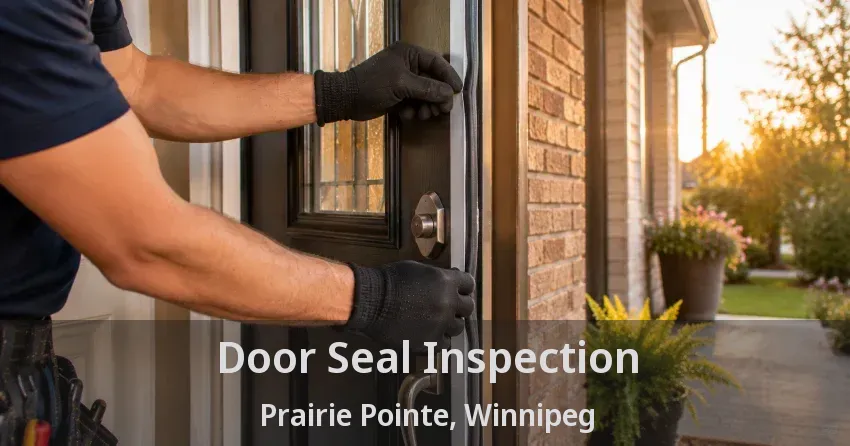 Door Seal Inspection Prairie Pointe, Winnipeg - MB