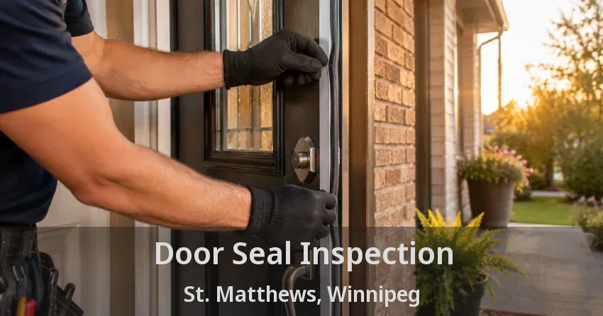 Door Seal Inspection St. Matthews, Winnipeg - MB