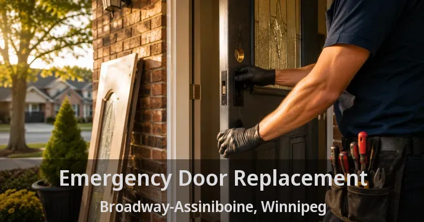 Emergency Door Replacement Broadway-Assiniboine, Winnipeg - MB