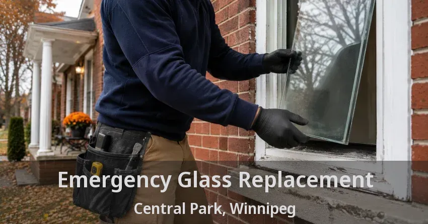 Emergency Glass Replacement Central Park, Winnipeg - MB