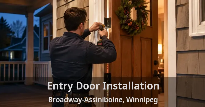 Entry Door Installation Broadway-Assiniboine, Winnipeg - MB