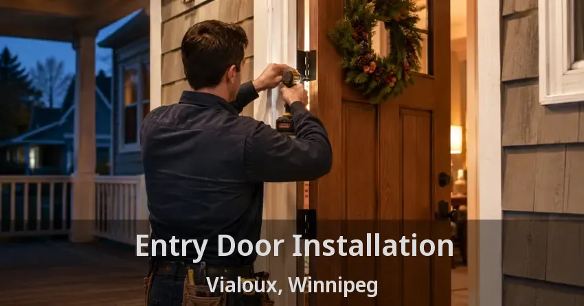 Entry Door Installation Vialoux, Winnipeg - MB
