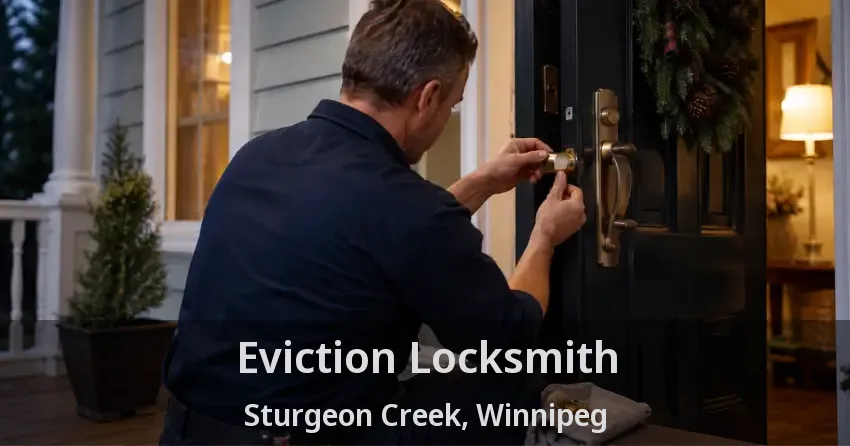 Eviction Locksmith Sturgeon Creek, Winnipeg - MB