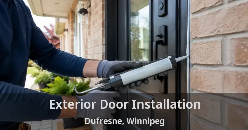Exterior Door Installation Dufresne, Winnipeg - MB