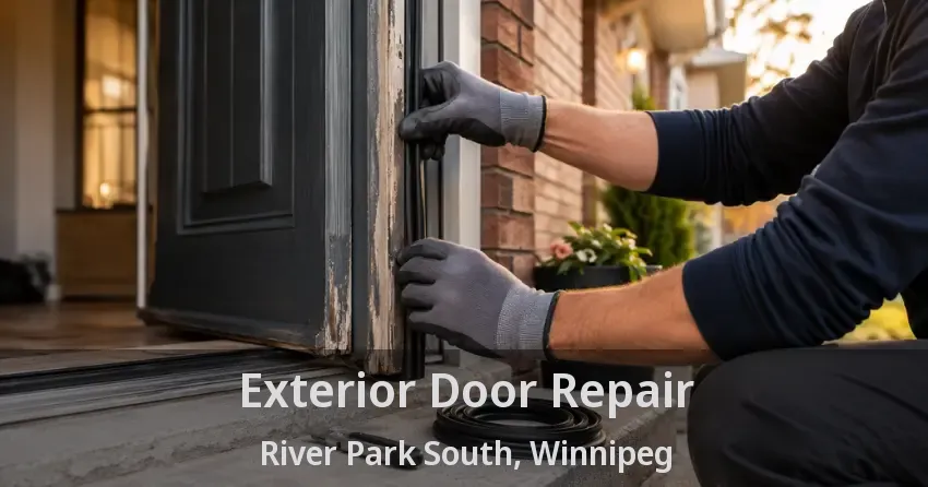Exterior Door Repair River Park South, Winnipeg - MB