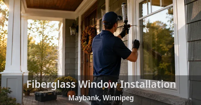 Fiberglass Window Installation Maybank, Winnipeg - MB