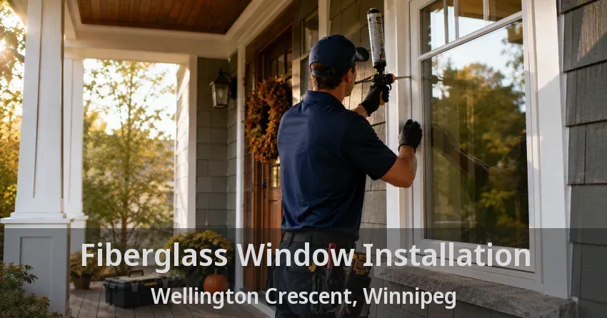 Fiberglass Window Installation Wellington Crescent, Winnipeg - MB