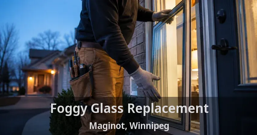 Foggy Glass Replacement Maginot, Winnipeg - MB